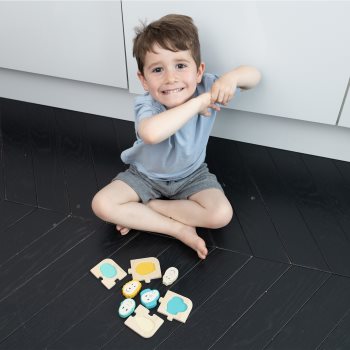 Matchstick Monkey Animal Puzzle Game jucărie interactivă cu piese care se pot insera - imagine 3